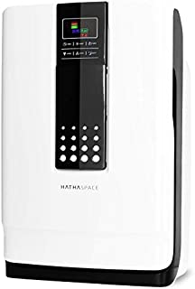 Hathaspace Smart True HEPA Air Purifier for Home, 5-in-1 Large Room Air Cleaner for Allergies, Pets, Asthma, Smokers  Filters 99.97% of Allergens, Dust, Pet Hair, Pollen, Smoke, Odors - HSP001