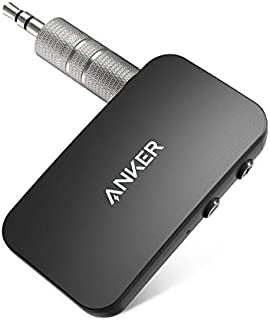 Anker Soundsync A3352 Bluetooth Receiver for Music Streaming with Bluetooth 5.0, 12-Hour Battery Life, Handsfree Calls, Dual Device Connection, for Car, Home Stereo, Headphones, Speakers