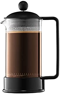 Bodum 1543-01US Brazil French Press Coffee and Tea Maker, 12 Ounce, Black