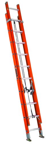 Louisville Ladder FE3232 Fiberlass Step Ladder 300-Pound Duty Rating, 32 Feet, Orange