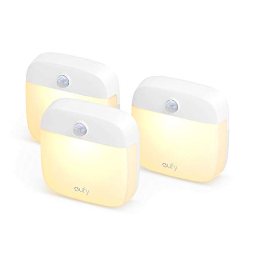 eufy Lumi Stick-On Night Light, 2nd Generation Warm White LED