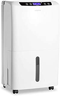 Waykar 40 Pint Dehumidifier for Home and Basements in Spaces up to 2000 Sq Ft,Auto or Manual Drain