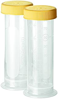 Medela Breast Milk Storage Bottles, 12 Pack of 2.7 Ounce Containers, Leak Proof Lids, Breastmilk Freezer or Refrigerator Storage, Made Without BPA