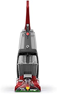 Hoover Power Scrub Deluxe Carpet Cleaner Machine, Upright Shampooer, FH50150, Red