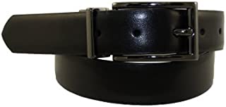 Dockers Men's Reversible Casual Belts, Black/Brown Dress, Small