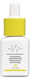 Drunk Elephant Virgin Marula Luxury Facial Oil - Vegan Anti-Aging Skin Care and Face Moisturizer - 15 Milliliters/0.5 Ounce