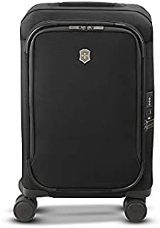 Victorinox Connex Softside Spinner Luggage, Black, Carry-On, Frequent Flyer (22