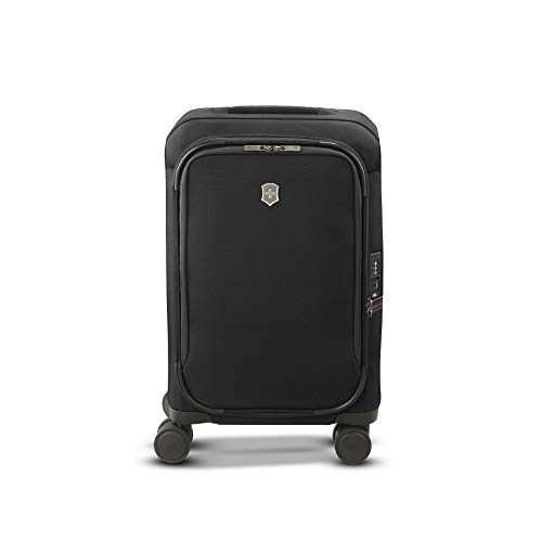 Victorinox Connex Softside Spinner Luggage, Black, Carry-On, Frequent Flyer (22