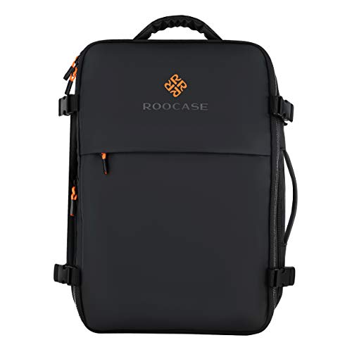 rooCASE Venice Travel Backpack 25L - 15.6 inch Laptop for Business Weekender Luggage Carry On Backpack for International Travel Bag for Men and Women, 2 Free Packing Cubes Included