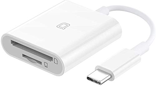 nonda USB C to SD Card Reader, SD/MicroSD to USB C Card Reader Adapter [Thunderbolt 3] Compatible with iPad Pro 2020/2019, MacBook Pro 2019, MacBook Air 2020, Galaxy S10/S9, Surface Book 2 and More