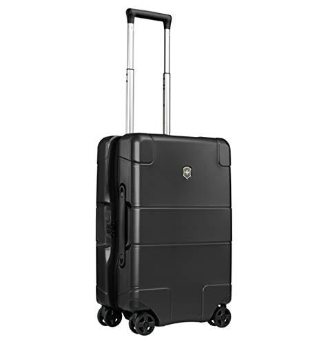 Victorinox Lexicon Hardside Expandable Spinner Luggage, Black, Carry-On, Frequent Flyer (22