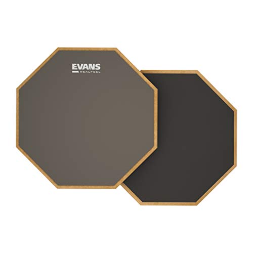 Evans Realfeel 2-Sided Practice Pad, 12 Inch