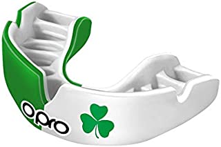 OPRO Power-Fit Mouthguard - for Football, Rugby, Hockey, Lacrosse, Wrestling, and Other Contact Sports (Ireland, Adult)