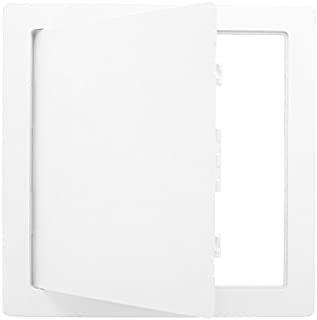 Morvat Plastic Access Panel 12 X 12, Access Door for Drywall, Access Panel for Drywall, Wall Access Panel, Plumbing Access Panel, Heavy Durable Plastic, White