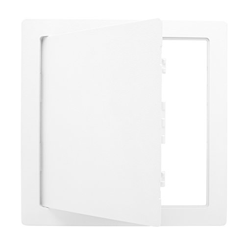 Morvat Plastic Access Panel 12 X 12, Access Door for Drywall, Access Panel for Drywall, Wall Access Panel, Plumbing Access Panel, Heavy Durable Plastic, White