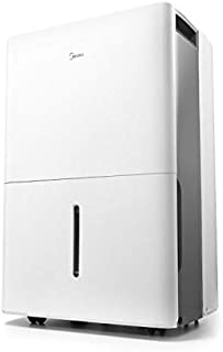 MIDEA MAD20C1ZWS Dehumidifier for up to 1500 Sq Ft with Reusable Air Filter, Ideal for Basement, Bedroom, Bathroom, New 20 Pint-2019 DOE (Previous 30 Pint)