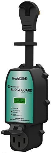 Southwire Black 34950 Surge Guard 50A-Full Protection Portable with LCD Display