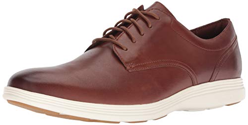 Cole Haan Men's Grand Tour Plain Oxford Woodbury/Ivory Flat, 11.0 M US