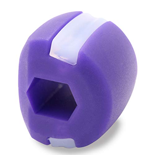 Jaw Exerciser, Jawline and Neck Toning Exerciser Double Chin Exercise, Lift Fitness for Face Define Your Jawline, Slim and Tone Your Face(Purple)