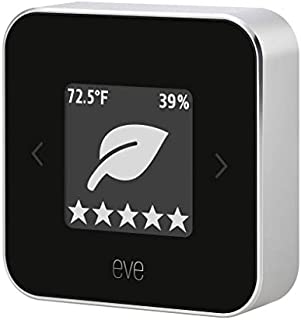 Eve Room - Apple HomeKit Smart Home Indoor Air Quality Monitor For Tracking VOC, Temperature, & Humidity