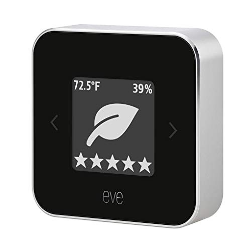 Eve Room - Apple HomeKit Smart Home Indoor Air Quality Monitor For Tracking VOC, Temperature, & Humidity