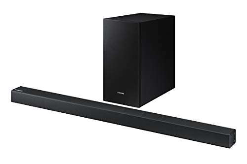 Samsung 2.1 Soundbar HW-R450 with Wireless Subwoofer, Bluetooth Compatible, Smart Sound Mode, Game Mode, 200-Watts