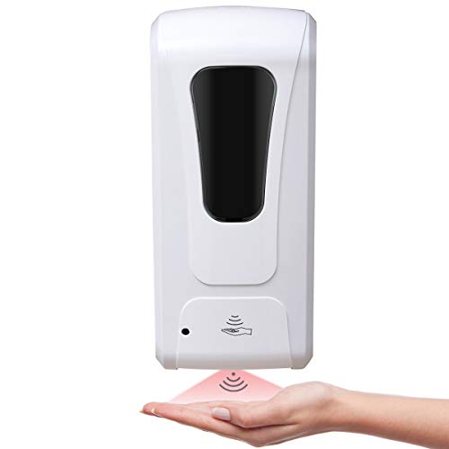 Focus Line Automatic Soap Dispenser Wall Mount, Bathroom Soap Dispenser 1000ML Large Capacity, Touchless Auto Soap Dispenser for Kitchen Hotel Hospital School