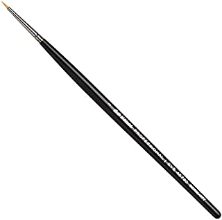 da Vinci Cosmetics Professional Series 45750 - Eyeliner Brush, Pointed Round, Fine Synthetic Fibers - For precise application of Kohl Kajal, humid powder, liquid eyeliner and gel eyeliner