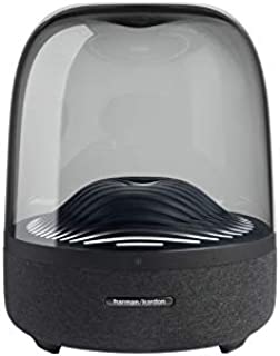 Harman Kardon Aura Studio 3 - Elegant, BT Wireless Speaker with Premium Design and Ambient Lighting- Black