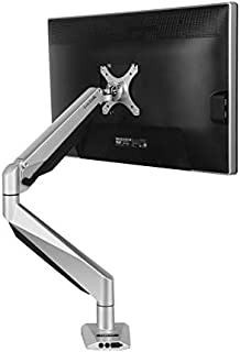 Loctek Monitor Arm Fits for 10-27 inches Computer Monitor, Gas Spring Adjusts Monitor Mount Height