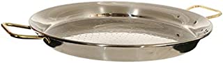 Garcima 20-Inch Stainless Steel Paella Pan, 50cm, Large, Silver