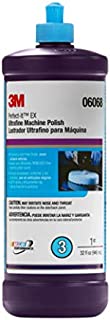 3M Perfect-It Ultrafine Machine Polish (06068)  for Paint Finishing on Cars, Trucks, Boats and RVs  1 Quart, 6 Pack