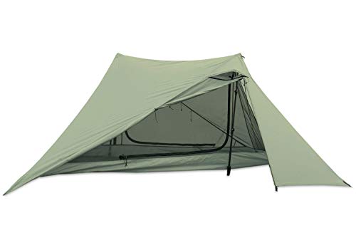 Drop + Dan Durston X-Mid Tent  Ultralight, Double Walled, Backpacking and Thru Hiking Shelter, Simple Pitch, Fully Waterproof, Supported by Trekking Poles (1 Person)