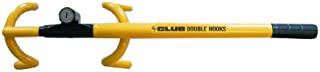 The Club 3000 Twin Hooks Steering Wheel Lock, Yellow