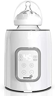 Bottle Warmer, 5-in-1 Fast Baby Bottle Warmer and Sterilizer with Timer Baby Food Heater&Defrost BPA-Free Warmer with LCD Display Accurate Temperature Control for Breastmilk and Formula