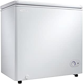 Danby DCF055A2WDB-3 5.5 Cu.Ft. Garage Ready Chest Freezer with Basket and Front-Mount Thermostat, in White