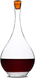 BTäT- Wine Decanter with Stopper, 60 oz Decanter, Hand Blown 100% Lead Free Crystal Glass, Wine Accessories, Wine Carafe, Wine Gift, Wine Craft, Red Wine Decanter, Wine Decanter Set Wine Air Aerator