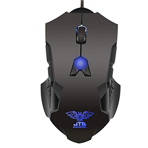 J-Tech Digital M999 Professional Gaming High Precision 200 to 8200 DPI Adjustable DPI LED Wired USB Laser Gaming Mouse for PC, 8 Programmable Buttons, 5 User Profiles, Omron Switches, Avago Sensor