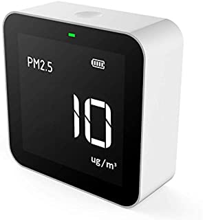 Temtop P10 Air Quality Monitor for PM2.5 AQI Professional Particle Sensor Fine Dust Detector Real Time Display Rechargeable Battery