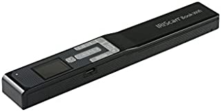 IRISCan Book 5 WiFi Wand Portable Scanner, Ultra Speed Sheet fed Scanner Battery Lithium, 1 Click scan to PDF, Scan to PDF/Word/Excel/JPG, Full OCR 138 Languages, Scan to SD, No PC Needed