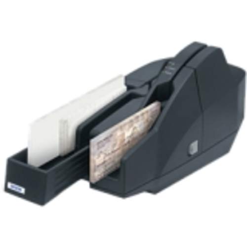 Epson A41A266111 CaptureOne TM-S1000 Check Scanner, 30DPM, 2 Pocket, Power Supply, USB Cable, Franking Cartridge, CD, Dark Gray