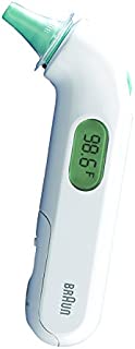 Braun Thermoscan3 Ear Thermometer for Babies, Kids, Toddlers and Adults, Display is Digital and Accurate, Thermometer for Precise Fever Tracking at Home, Reads Temperature in Seconds