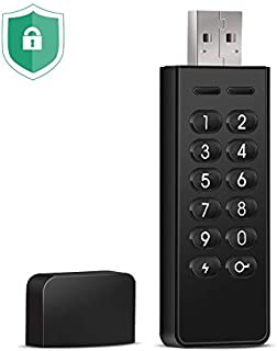 LEPIN 16GB Flash Drive Password Protected Hardware Encrypted USB Flash Drive Secure USB Drive Secret with Keypad U Disk Flash for Personal Data Security