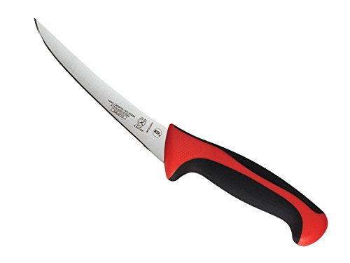 Mercer Culinary M23820RD Millennia 6-Inch Curved Boning Knife, Red