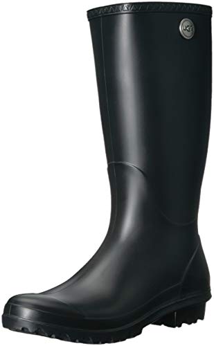 UGG Womens Shelby Matte Black Rain Boot - 9