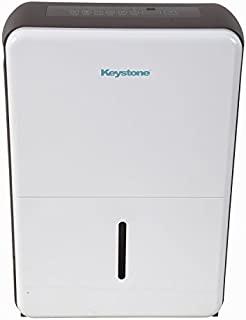 Keystone 50-Pint Dehumidifier in White/Gray