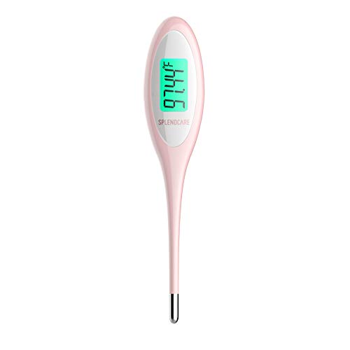 Splendcare Clinical Basal Thermometer | Clinical BBT 1/100th Degree | Basal Body Temperature Thermometer for Cycle Tracking, Fertility and Pregnancy Planning