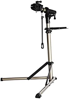 CXWXC Bike Repair Stand -Shop Home Bicycle Mechanic Maintenance Rack- Whole Aluminum Alloy- Height Adjustable (rs100) (Champagne)