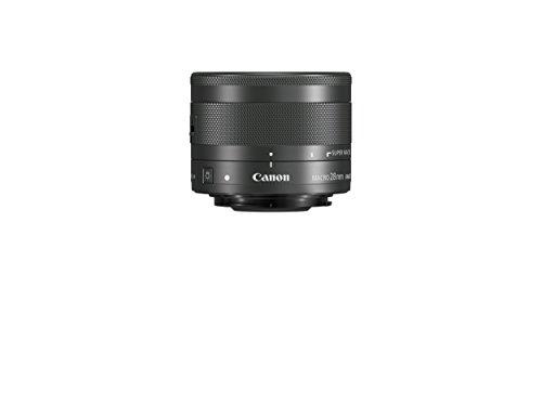 Canon EF-M 28mm f/3.5 Macro IS STM Lens, Black - 1362C005