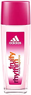 Adidas Fragrance Body Fragrance Fruity Rhythm for Women 2.5 Fluid Ounce Spray Bottle Body Spray for Everyday Use Fruity Fragrance